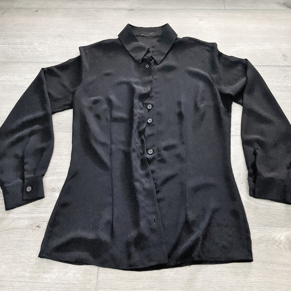 Black Sheer Dolce & Gabbana Button-up Shirt